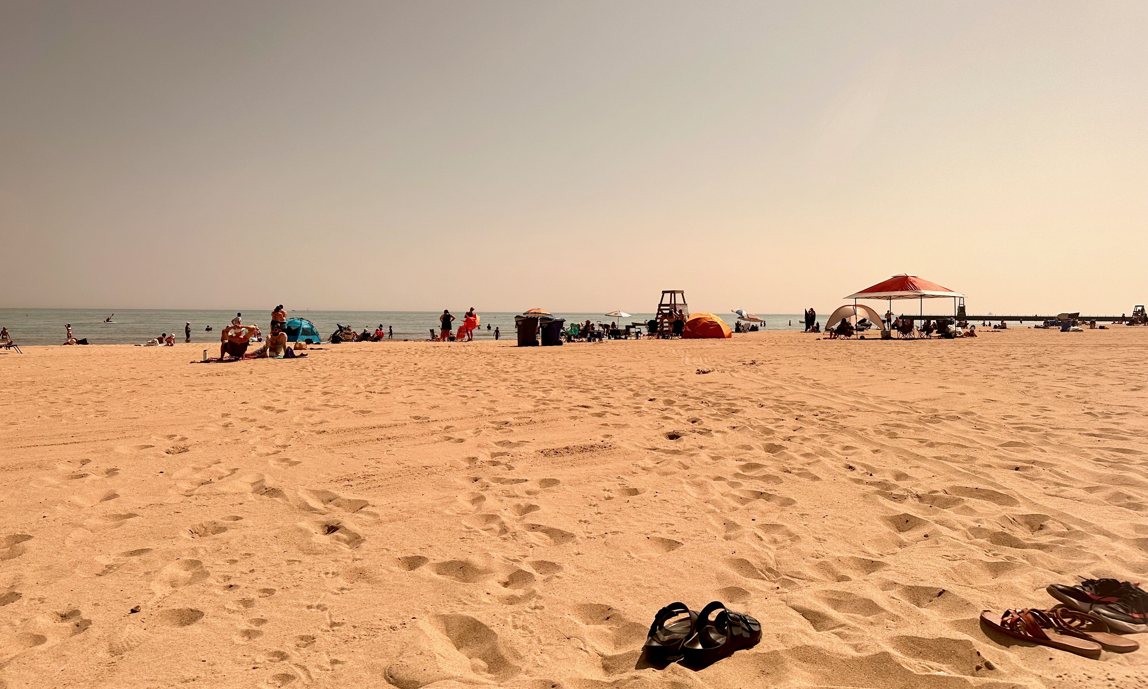 A photo of Osterman Beach in Chicago